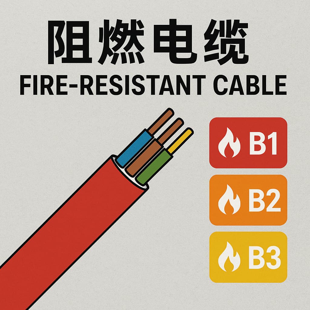 什么是阻燃电缆？B1、B2、B3级的区别你相识吗？