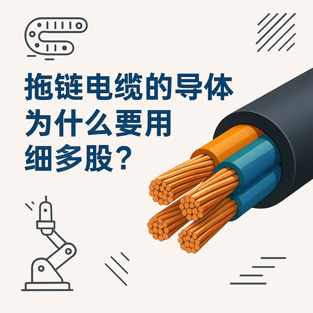 拖链电缆的导体为什么要用细多股？