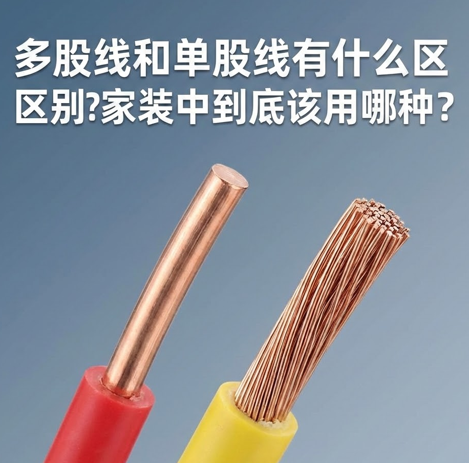 家装电线选单股(BV)还是多股(BVR)？